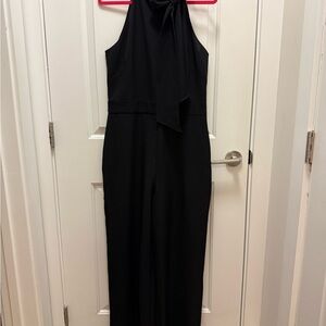 Vince Camuto Elegant Black Halter Jumpsuit Size 10